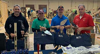 Maryland Masonry Instructors with Toolbags for Top Students